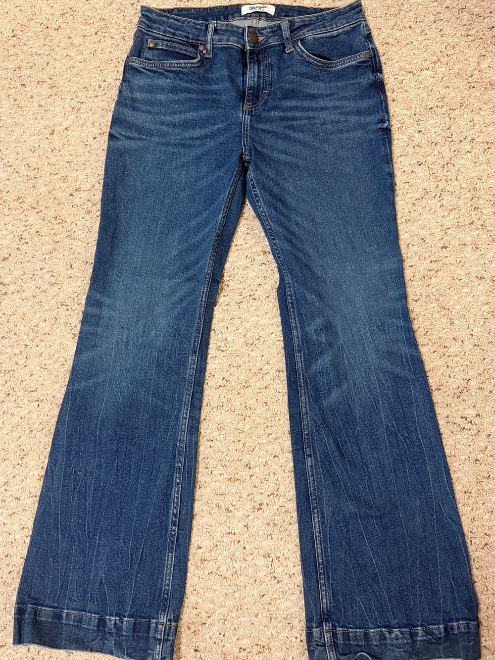 Wrangler Retro Women's Blue Flare Jeans